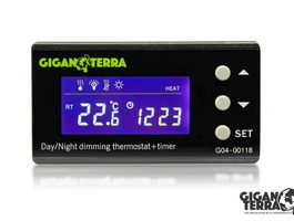 Termostato Digital Dimming Día / Noche con Temporizador